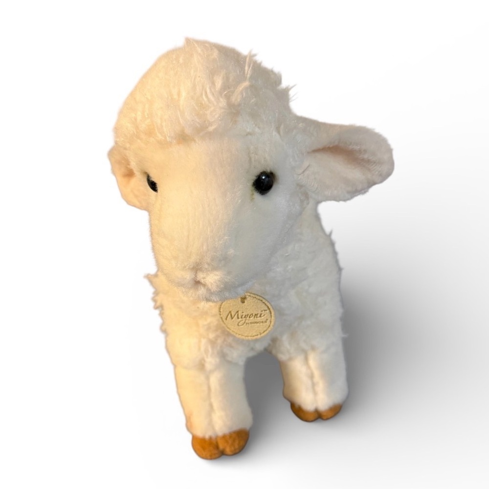 Aurora Miyoni 10" Lovely Lamb Cream 26179 Plush Stuffed Animal Toy
